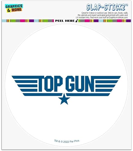 Amazon.com - Round United States Navy Top Gun Sticker (Naval