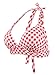 futurino Women Bikini Vintage 50s Plaid Pattern Halter Bikini Top Swimsuits