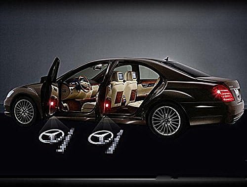 XXPANDA 2Pcs Car Door LED Ghost Shadow Lights for BenzMercedes-Benz Welcome Lights 2-pc Set