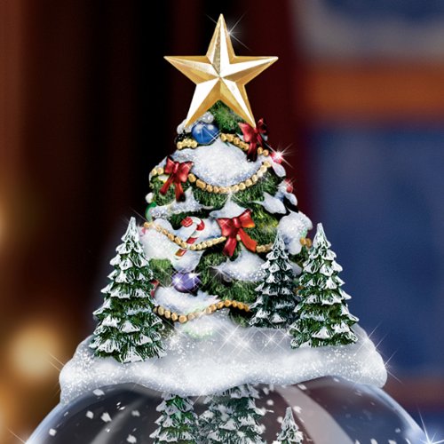 Купить Thomas Kinkade "Wondrous Winter" Musical Tabletop Christmas Tree