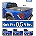 Tyger Auto T2 Low Profile Soft Roll Up Truck Bed Tonneau Cover for 2014-2019 Chevy Silverado / GMC Sierra 1500; 2015-2019 2500 HD 3500 HD 2019 Classic ONLY Fleetside 6.5' Bed TG-BC2C2059