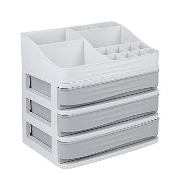 Amazon Com E Road Cosmetic Makeup Organizer Plastic Storage Box