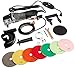 Hardin HWV5GRIN Variable Speed Polisher 5 Inch Concrete and Stone Wet Polishing Kit with Diamond Pads