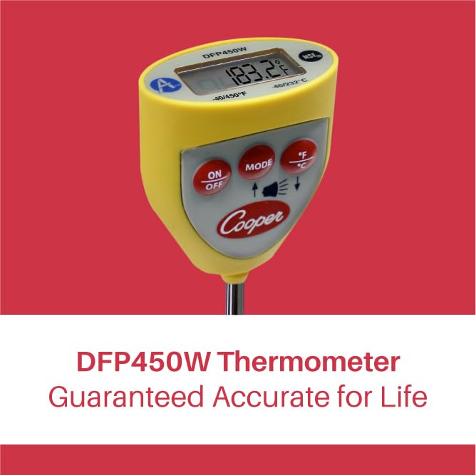 Cooper AtkinsDFP450W Digital Pocket Thermometer, 45/8 In. L