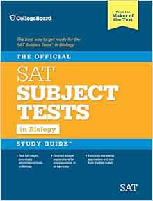 Amazon.com: The Official SAT Subject Test in Biology Study Guide