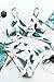 CUPSHE Women's Fresh Leaves Printing Cross Bikini Set