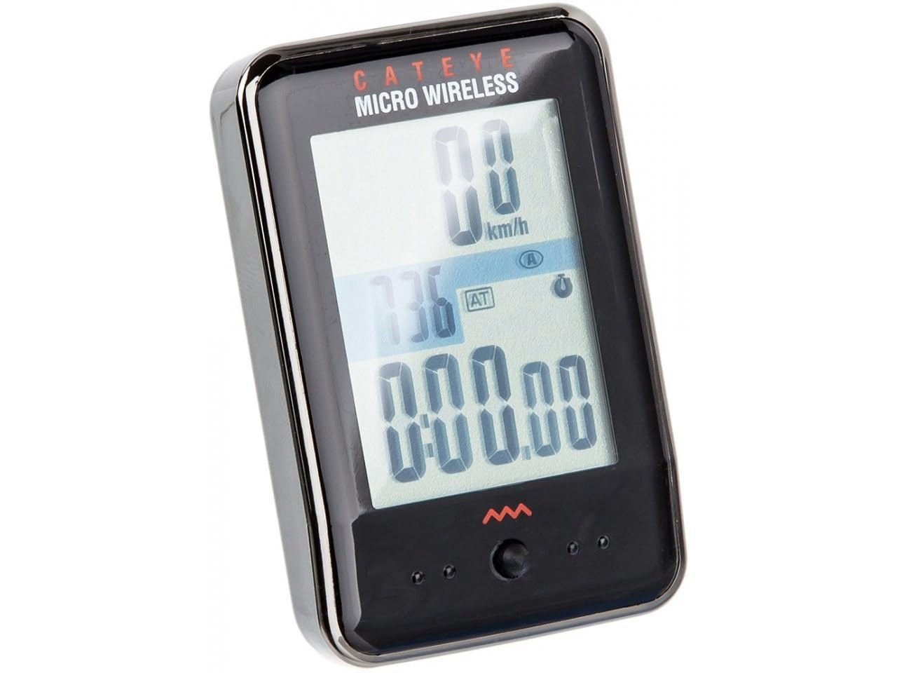 CatEye Micro Wireless Cycle Computer: Compact design, wireless transmission, tracks speed, distance, time, and features an easy-to-read display