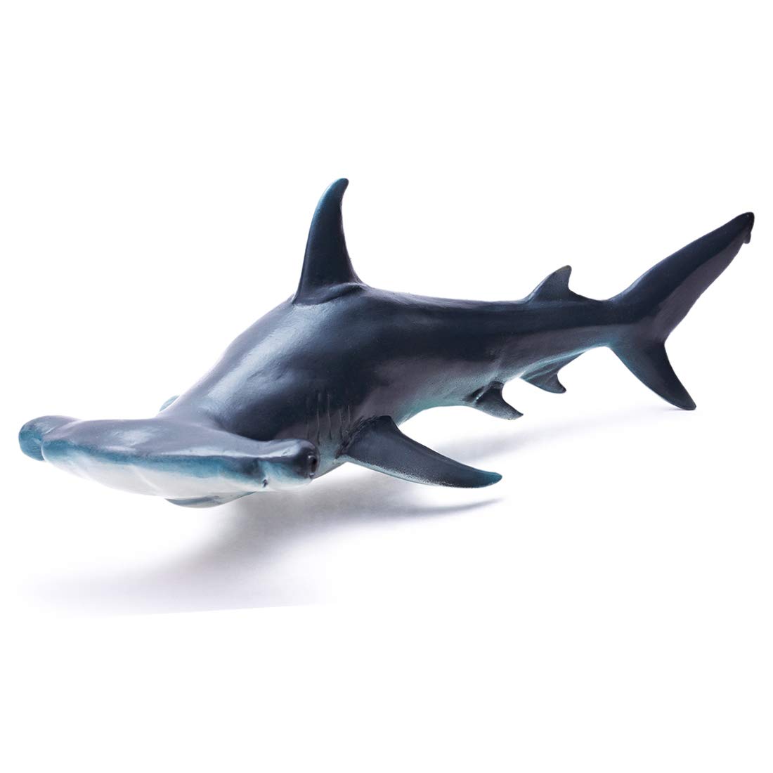 RECUR Toys Hammerhead Shark Figure Toys, Hand-Painted Skin Texture Ocean Shark Figurine Collection-10.8inch Realistic Design Shark Replica 1:15 Scale, Gift for Collectors and Boys Kids , Ages 3 And Up