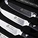 Kessaku Steak Knife 4 Pack Set - Dynasty Series - German HC Steel, G10 Full Tang Handle, 4.5-Inch