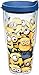 Tervis 1187004 Despicable Me - Mass Tumbler with Wrap and Blue Lid 24oz, Clear