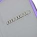 Large Capacity Multilayer Colored Pencil Case (72 Slots Purple Pen Bag)