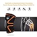 Compression Sleeve Support Brace for Best Performance in Sport, Workout, Tennis, Powerlifting, Tendonitis Prevention, Joint Pain and Arthritis Relief Recovery | Wear Anywhere | Single Wrap