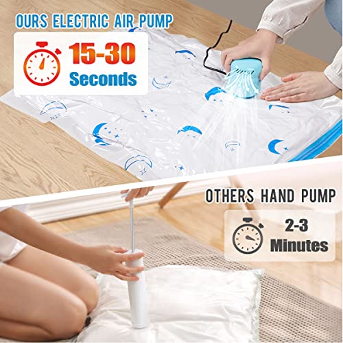 Vacuum Storage Bags with Electric Air Pump, 20 Pack (4 Jumbo, 4 Large