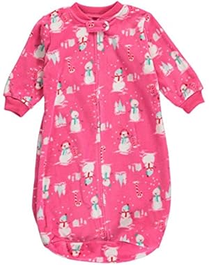 Carters Baby Girls' Snowman Micro-Fleece Sleep Bag Size 0-9 Months