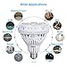 (Updated) BR30 30W LED Light Bulb, 250-300W Equivalent, 5000K Daylight, 4000lm Super Bright Bulb, Non-Dimmable, CRI80, E26 Base, Floodlight for Warehouse Supermarket Logistic Center Church