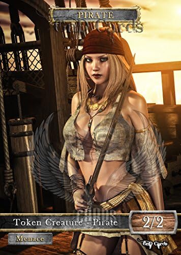 GnD Cards 3X Pirate #3 Custom Altered Tokens
