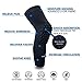 COOLOMG Basketball Knee Pads Youth Kids Adult Football Protective Padded Knee Compression Sleeves Black XL