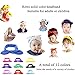 Girzzur (12Pack) 5-10 years old Fabric Headbands for Girls kid rabbit ears headbands for girls