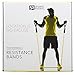 Sweet Sweat Resistance Bands with 75lbs of Total Resistance! Includes Foam Handles, Ankle Straps and Carrying Bag