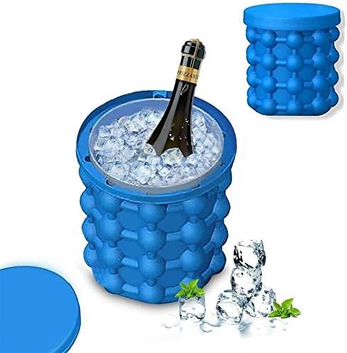 NYALA Silicone Ice Cube Maker, Innovation Space Saving, Bucket Revolutionary Space Saving Ice-Ball Makers for Home, Party and Picnic