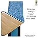 2 Microfiber Mop Pads Washable Commercial Quality, Replacement Refills for Velcro Style Flat Mops - Use Wet or Dry