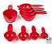 Pourfect9-Piece Measuring Cup Set, Empire Red