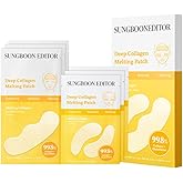 SUNGBOON EDITOR Deep Collagen Melting Patch | Collagen & Glutathione, Hydrating Patch, Firm-Looking Skin for Fine Line Care, Spot Care, Collagen Patches, Eye Area Care Patch, Korean Skincare,1.13 oz