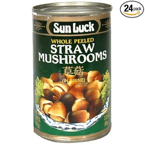 Sun luck straw mushrooms 5.95oz (076132170089)
