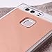 Huawei P9 Case, Ringke [FUSION MIRROR] Bright Reflection Radiant Luxury Mirror Bumper [Drop Protection/Shock Absorption Technology][Attached Dust Cap] For Huawei P9 - Rose Gold