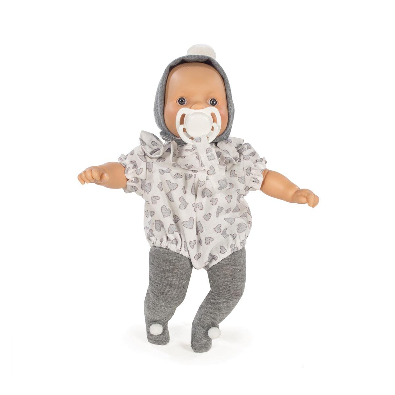 La Nina Pablo Lloron 28 cm Baby Doll, Grey (65122)