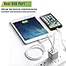 X-EDITION USB Wall Charger, Dual USB 2.1Amp Plug Wall Charger Power Adapter Charging Block Cube for iPhone 8/7/6 Plus X, iPad, Samsung Galaxy S5/S6/S7 Edge, LG, Nexus, HTC, Motorola (Gray) 3-Pack