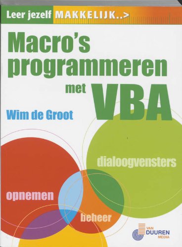 Macro's programmeren met VBA (Leer jezelf MAKKELIJK...)