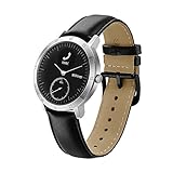 Balerion Smart watch band for Nokia/Withings Steel HR 40MM, Genuine Leather Strap Replacement Watch band Bracelet for Withings Steel HR 40MM--Black 40MM