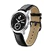Balerion smart watch band for Withings Steel HR 40mm verison, Genuine Leather Strap Replacement Watch band Bracelet for Withings Steel HR--Black 40MM