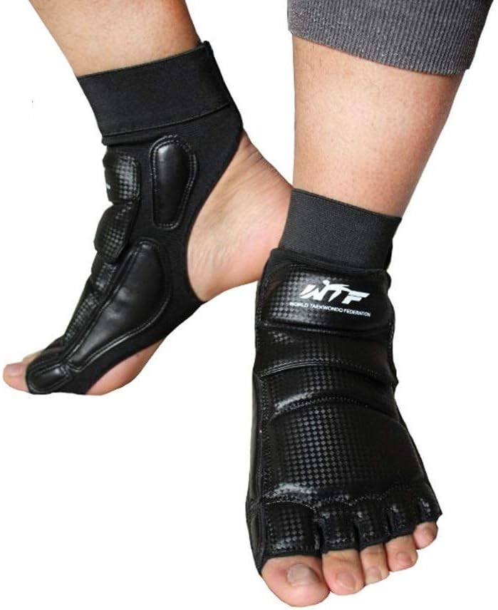 Baselay Taekwondo Foot Protector, WTF Approved Training Boxing Martial Arts Boxing Punch Bag Sparring Muay Thai Kung Fu Feet Protector TKD KTA Foot Gear Support for Men Women Kids : Sports & Outdoors