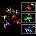 Dolucky 4-Piece Floral Landscape Accent Set - 16 Oversized Lily Blossom Decor with Multicolor LED Illumination for Patio, Lawn and Yard Enhancement. Weather-Resistant Auto-Glow Blossoms