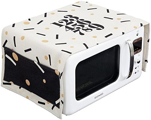 PLYY Simple geometry Microwave Oven Dust Cover Anti-oil Cover Dual-purpose Kitchen Storage Bags Pouch 35cm*95cm