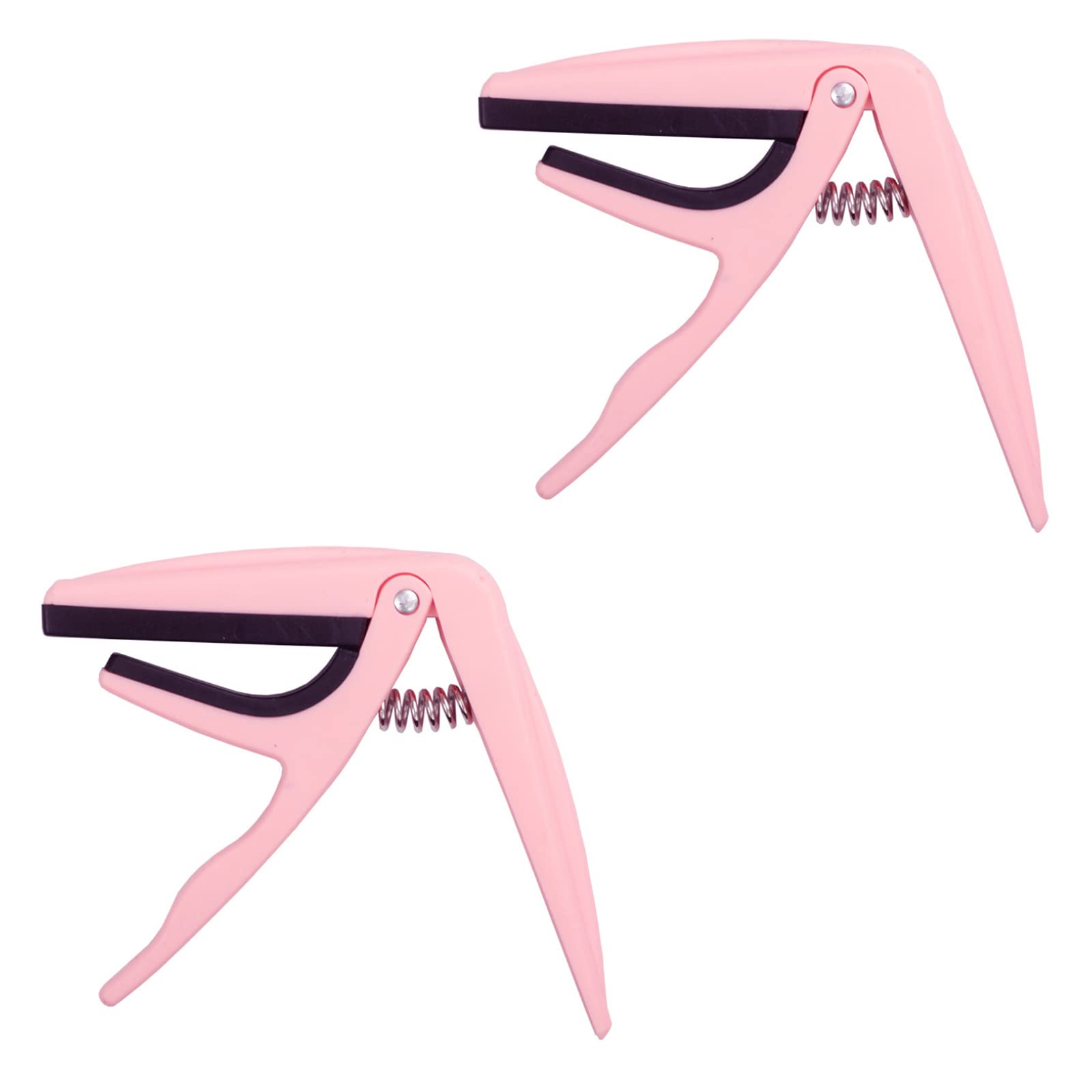 2 Pcs Ukulele Capo Ukulele Clamp Ukulele Accessories Ukulele Quick Change Capo for Guitars, Ukulele, Banjo, Mandolin