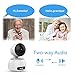 WIFI Security Camera, Compatible with Alexa Echo Show, AOGE Wireless Home HD Indoor IP Camera with Cloud Storage Trial, Two-Way Audio, Night Vision, Motion Detection