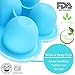 ProPantry Silicone Egg Bites Mold 2 pack for Instant Pot Accessories - Fits Instant Pot 5, 6, 8 qt Pressure Cooker, Reusable Baby Food Storage Container and Freezer Tray with Lid