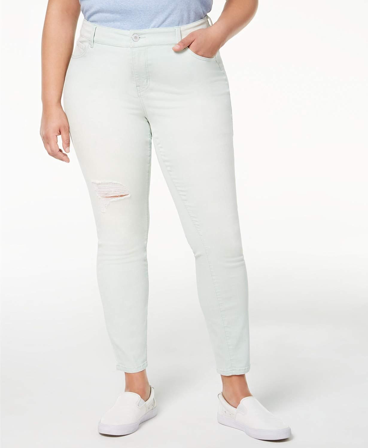 womens plus colored jeans