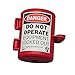 Plug Lockout, Red, 9/16In Shackle Dia. primary