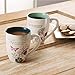 Pavilion Gift Company Mark My Words Gigi Floral Butterfly Grandma Coffee Tea Mug, Large, Teal