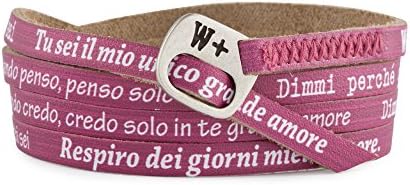 WE POSITIVE BRACELET FOR IL VOLO "GRANDE AMORE" COL. AMARANTH