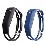 Replacement Bands for Fitbit Flex,Nicpay 2PCS Large Size Silicone Wristband Accessory with Clasp for Fitbit Flex Bracelet Multi Color Sport Arm Band No Tracker