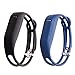 Replacement Bands for Fitbit Flex,Nicpay 2PCS Large Size Silicone Wristband Accessory with Clasp for Fitbit Flex Bracelet Multi Color Sport Arm Band No Tracker