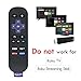LuckyStar Replacement Remote Control for Roku Models: Roku 1/2/3/4 (HD, LT, XS, XD), Roku Express, Roku Premiere, Roku Ultra; Do NOT Support Roku Streaming Stick/Hdmi Stick/TV/Gamethumb 2