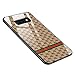 Samsung Galaxy S10 Plus Case,Luhuanx S10+ Glass Case,Tempered Glass Back Cover + TPU Frame Hybrid Shell Slim Case for S10+, Samsung S10 Plus Case(2019),Anti-Scratch Anti-Drop (Lattice)
