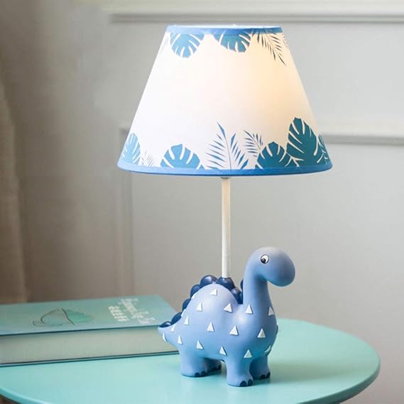 XiuXiu Children's Room Cartoon Dinosaur Table Lamp Bedroom Bedside Lamp