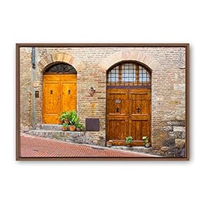 Framed Rural Landscape Photography Home Artwork for Living Room Bedroom